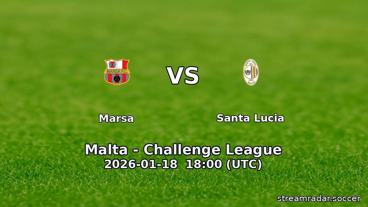Marsa vs Santa Lucia