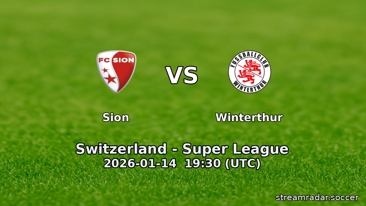 Sion vs Winterthur