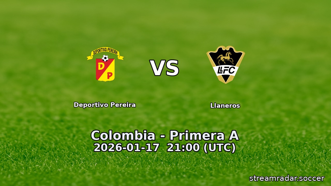 Deportivo Pereira vs Llaneros