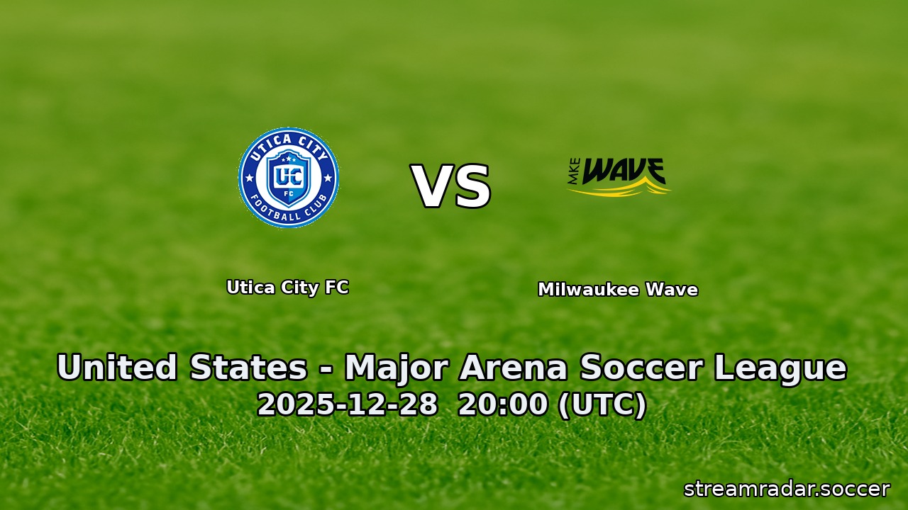 Utica City FC vs Milwaukee Wave