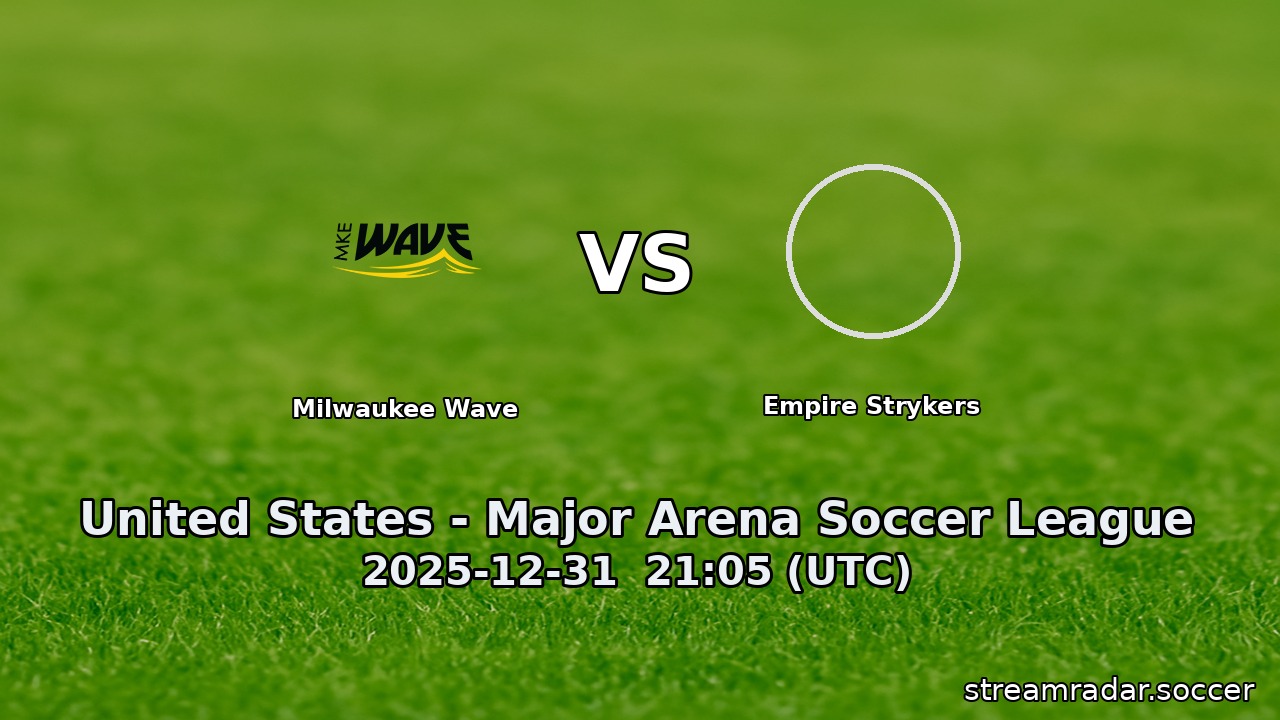 Milwaukee Wave vs Empire Strykers