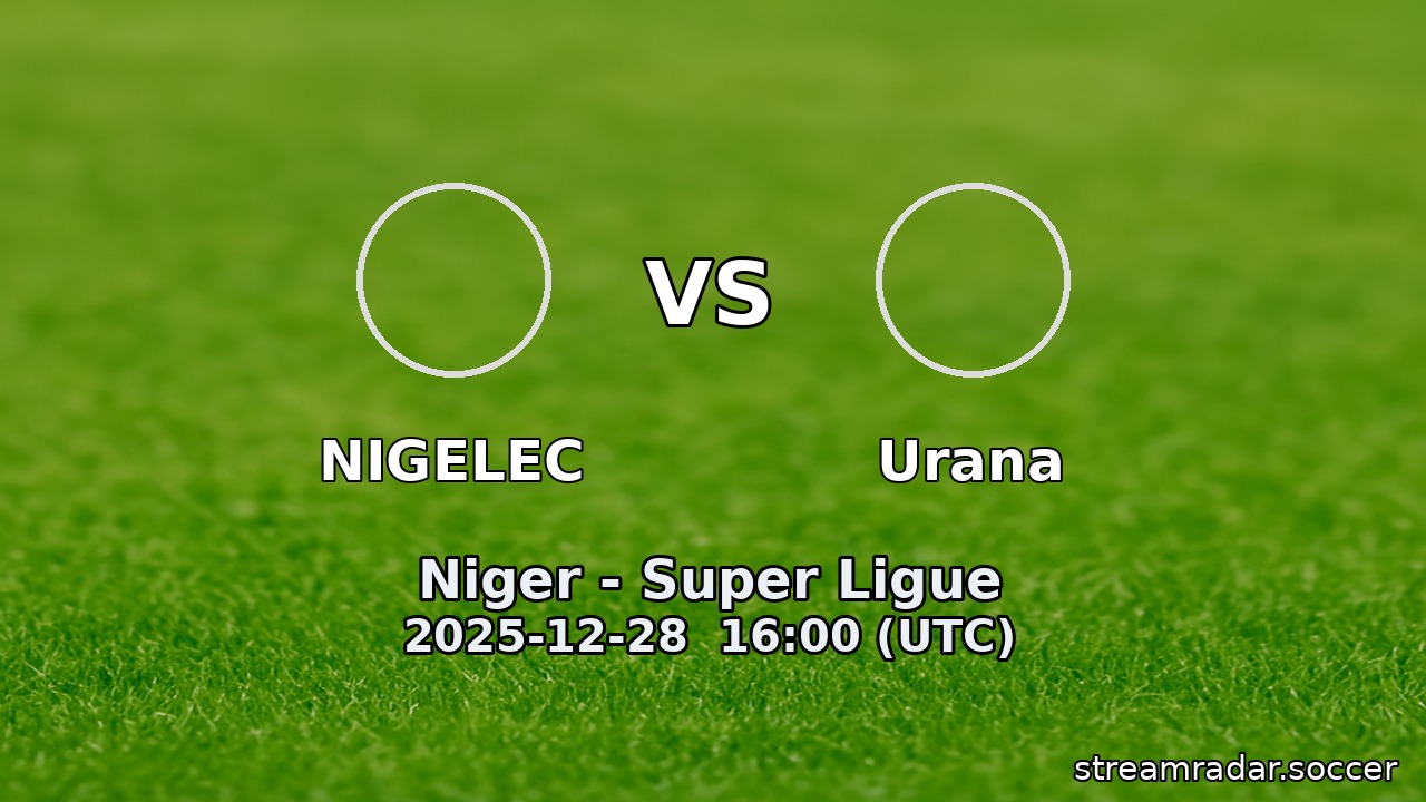 NIGELEC vs Urana