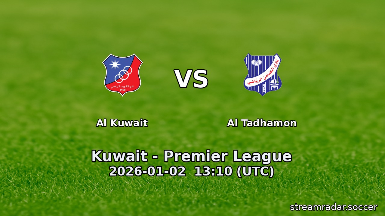 Al Kuwait vs Al Tadhamon