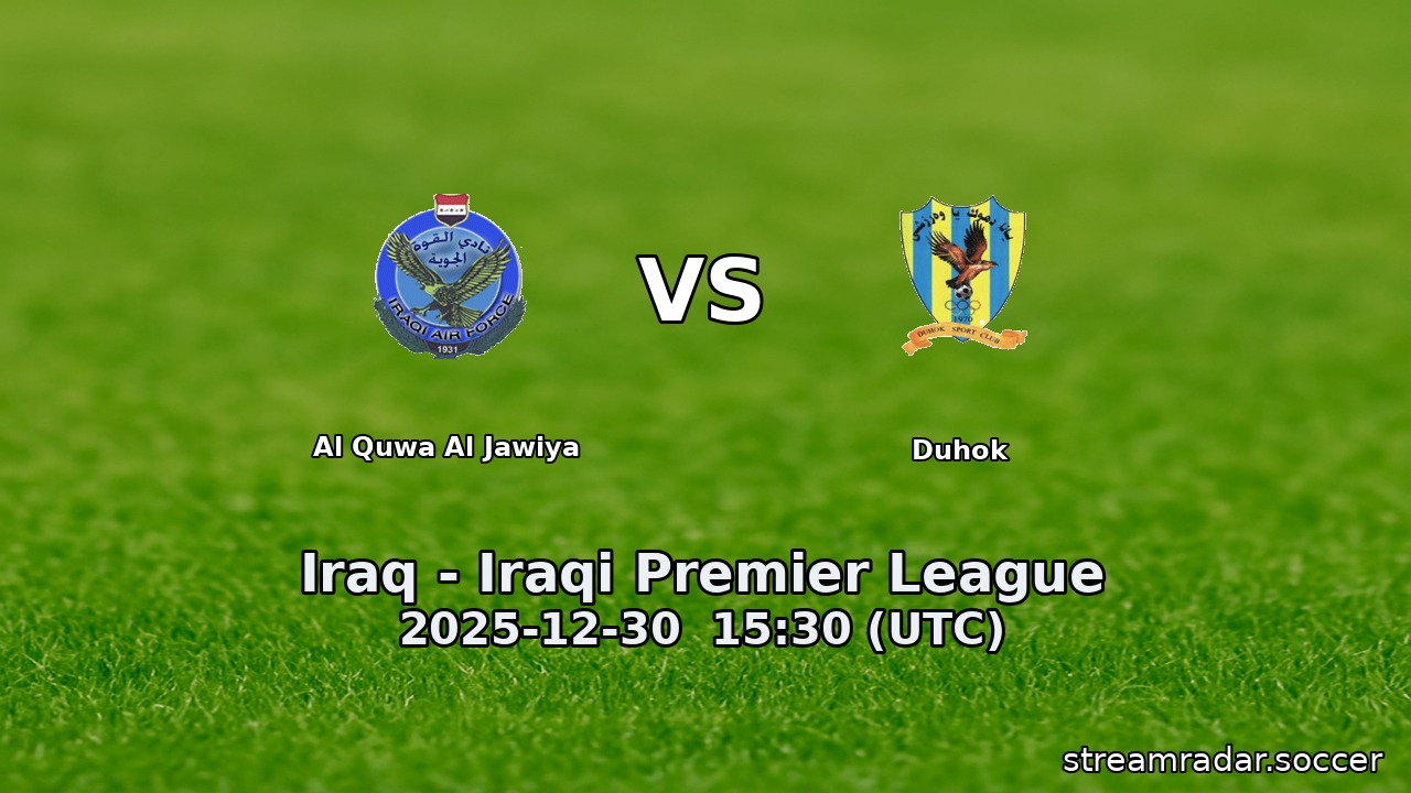 Al Quwa Al Jawiya vs Duhok