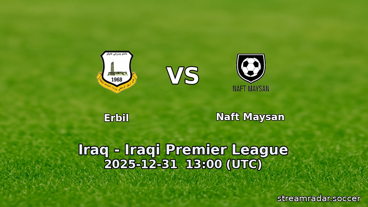Erbil vs Naft Maysan