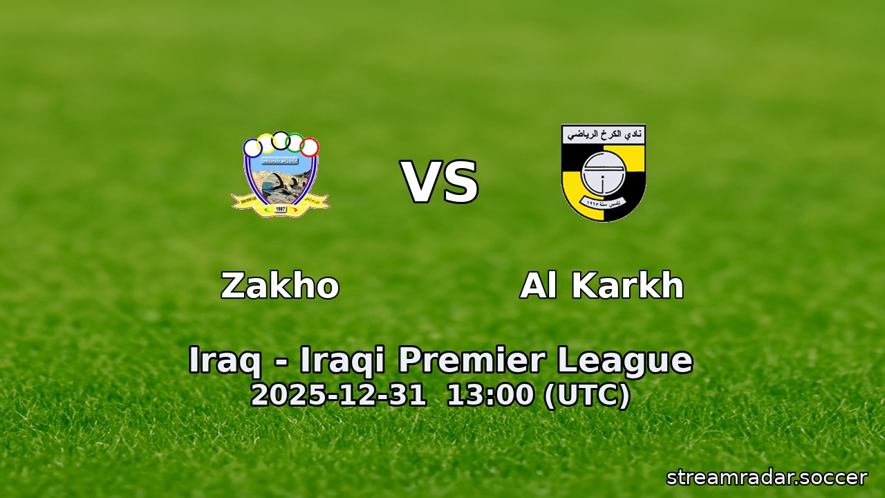 Zakho vs Al Karkh