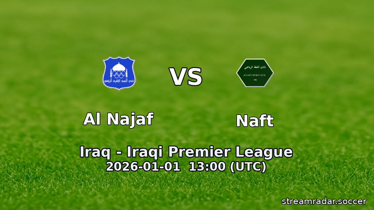 Al Najaf vs Naft