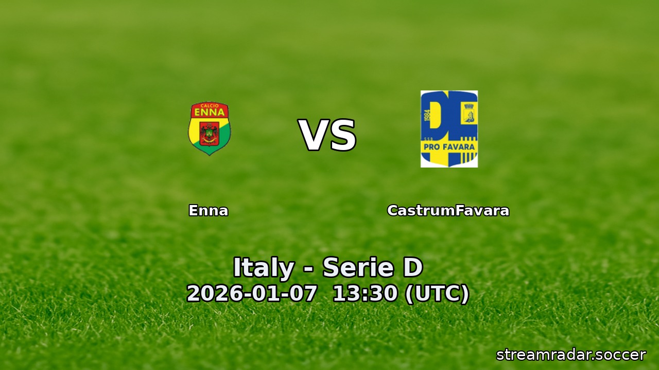 Enna vs CastrumFavara