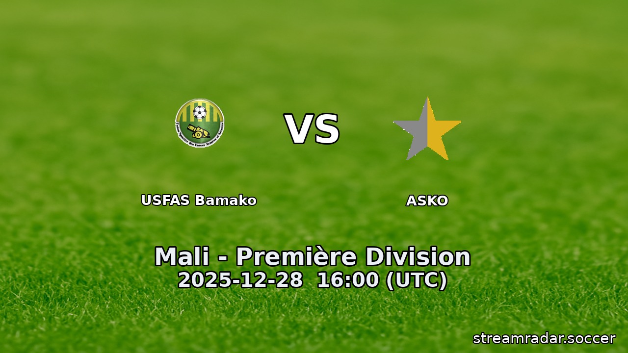 USFAS Bamako vs ASKO