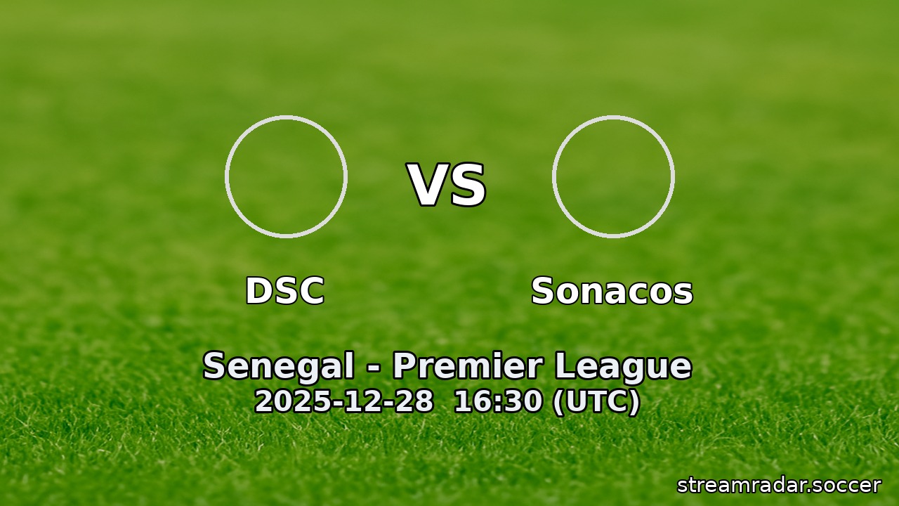 DSC vs Sonacos