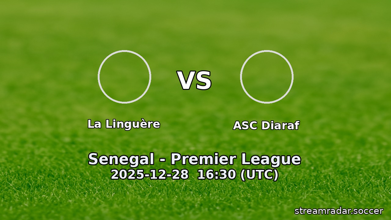 La Linguère vs ASC Diaraf