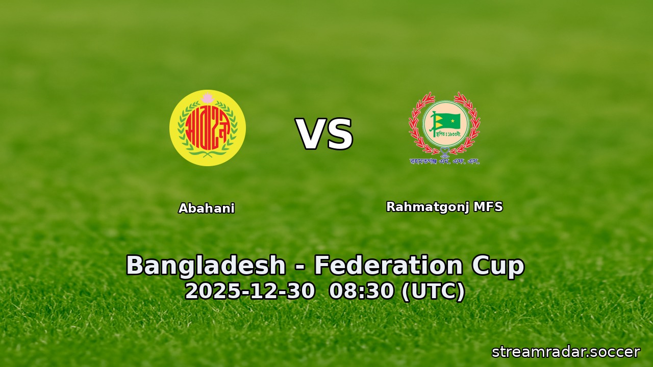 Abahani vs Rahmatgonj MFS