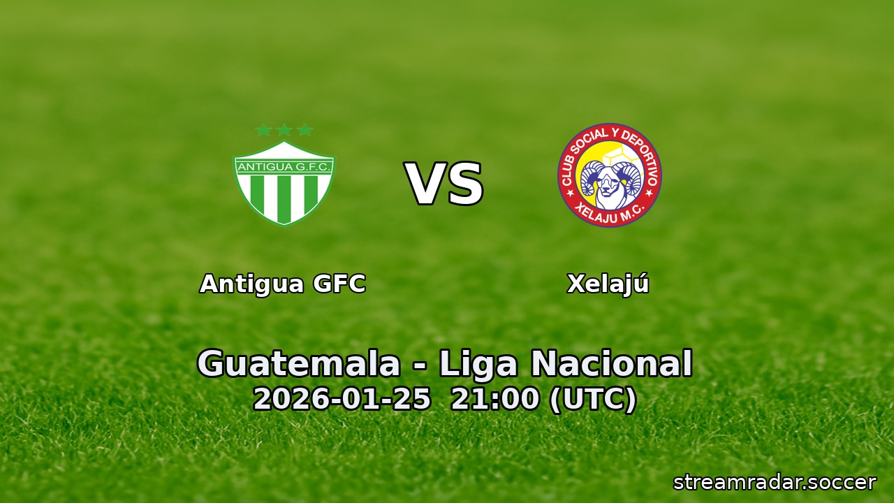 Antigua GFC vs Xelajú
