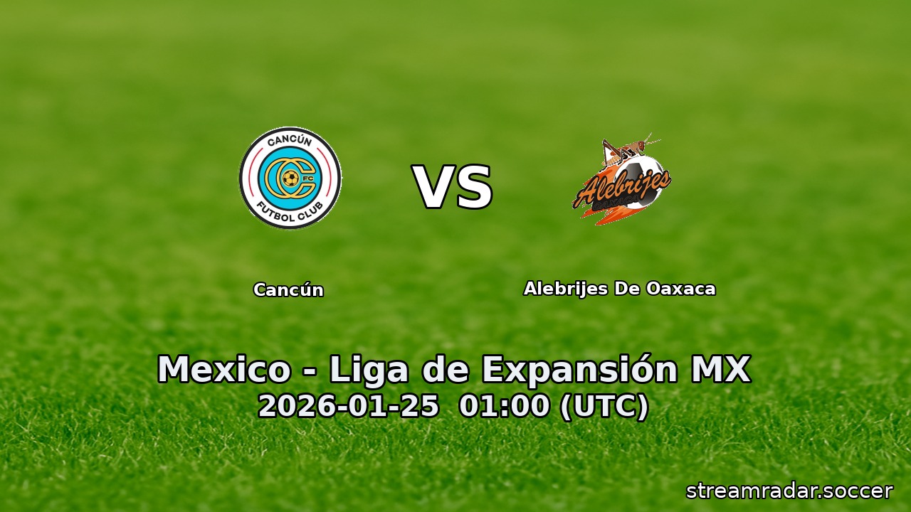 Cancún vs Alebrijes De Oaxaca