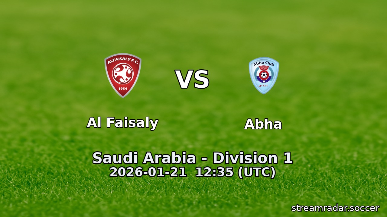 Al Faisaly vs Abha