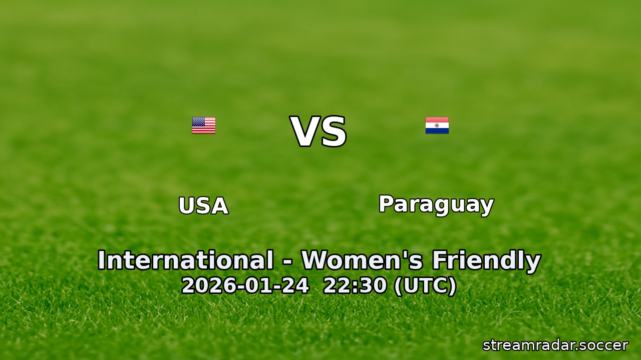 USA vs Paraguay