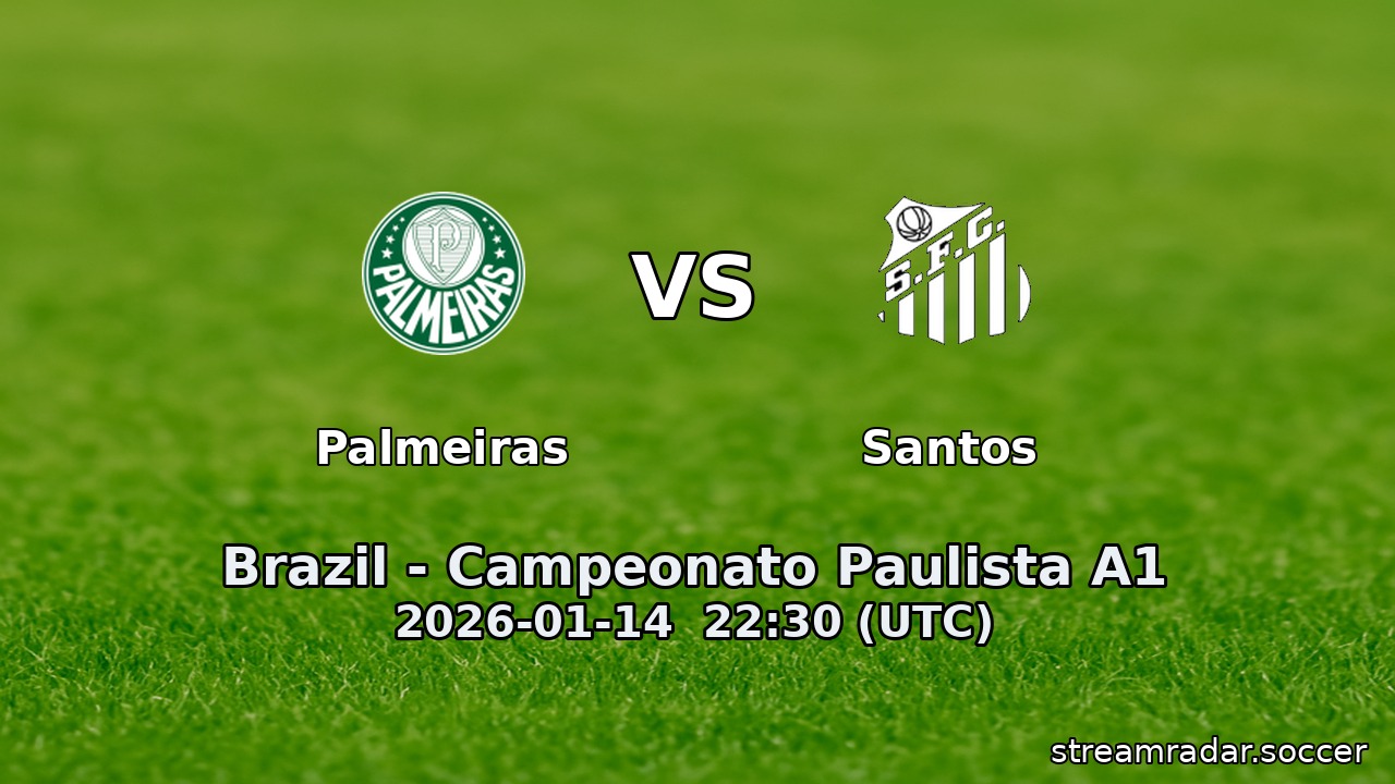 Palmeiras vs Santos