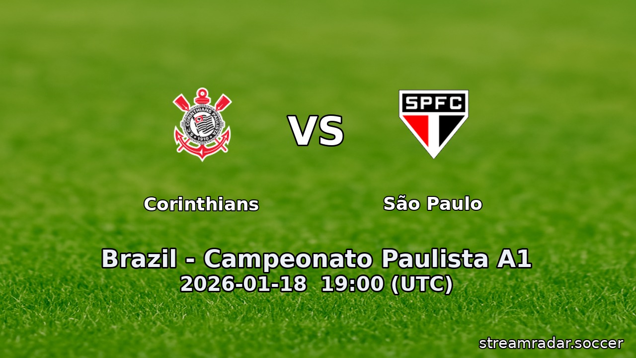 Corinthians vs São Paulo