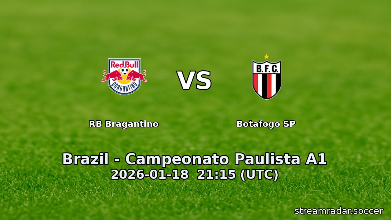 RB Bragantino vs Botafogo SP