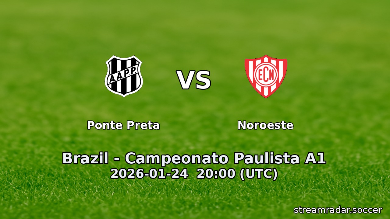 Ponte Preta vs Noroeste