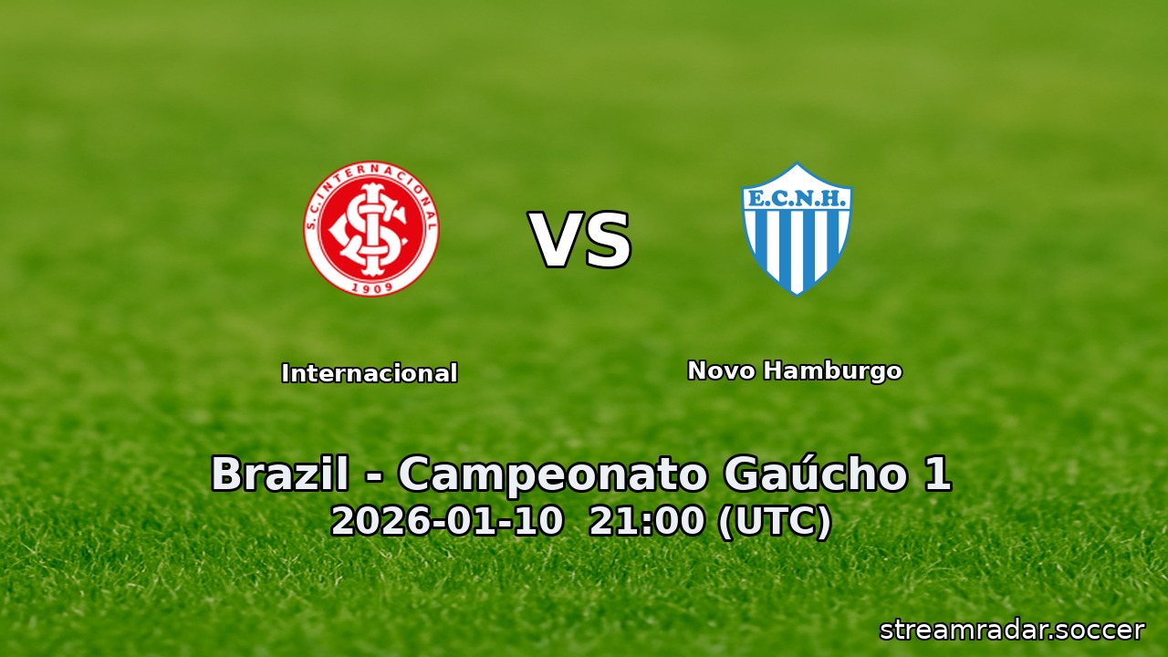 Internacional vs Novo Hamburgo