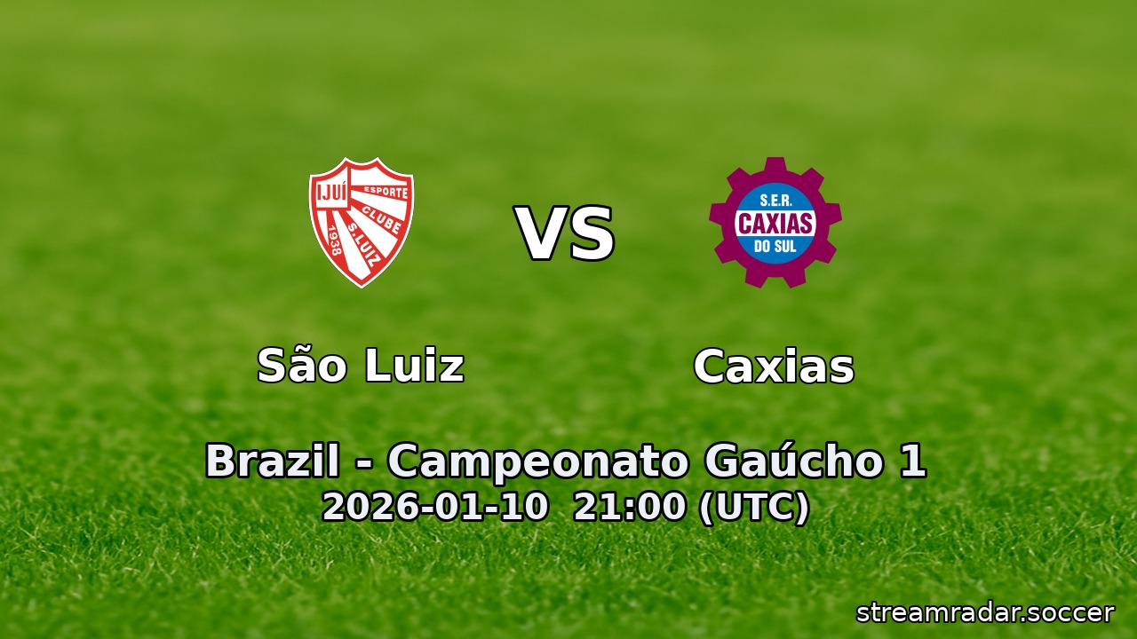 São Luiz vs Caxias