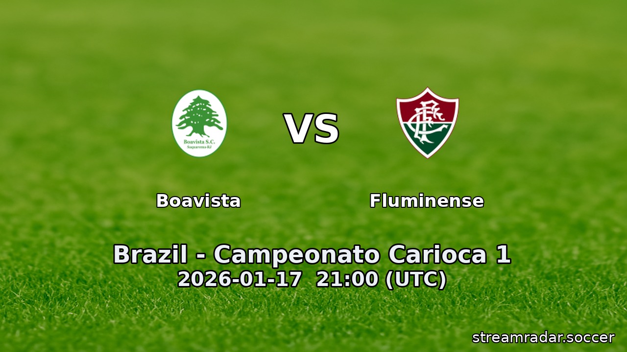 Boavista vs Fluminense