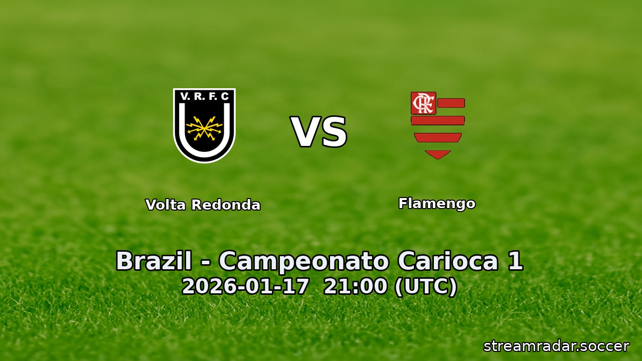 Volta Redonda vs Flamengo