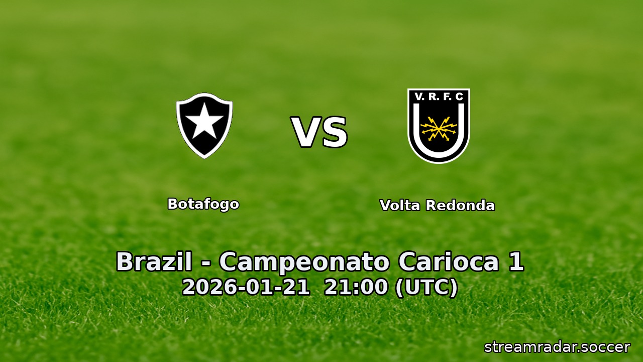 Botafogo vs Volta Redonda