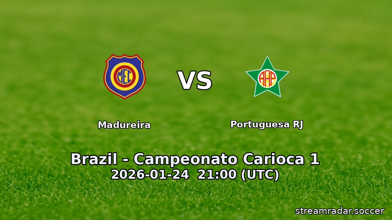 Madureira vs Portuguesa RJ