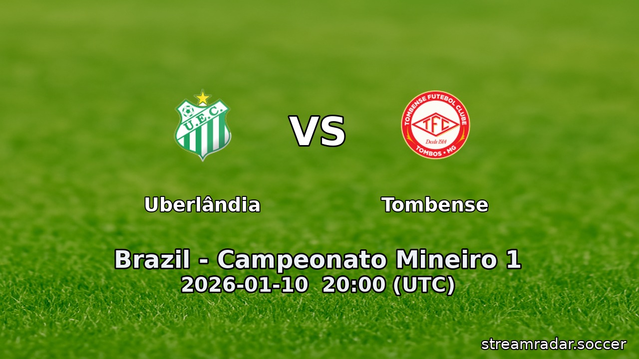 Uberlândia vs Tombense