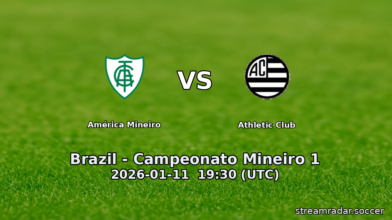 América Mineiro vs Athletic Club