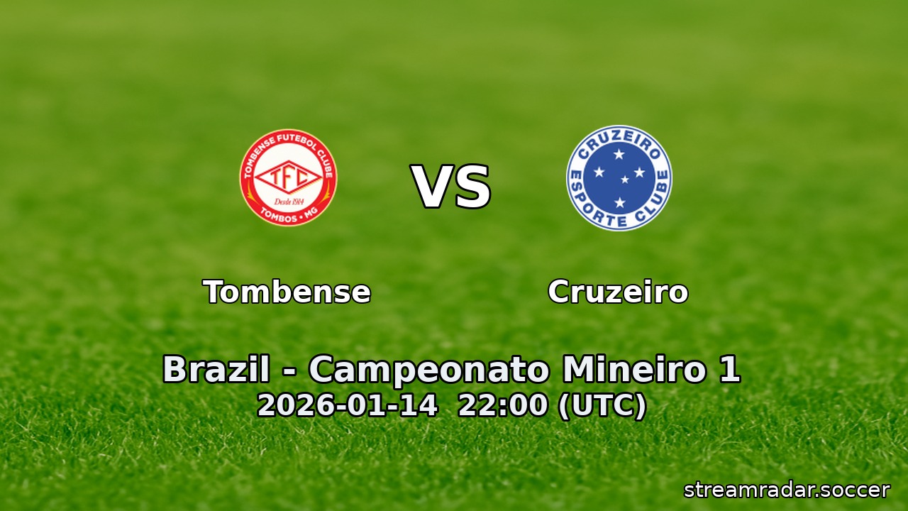 Tombense vs Cruzeiro