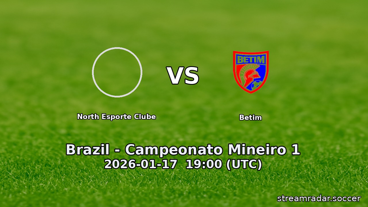North Esporte Clube vs Betim