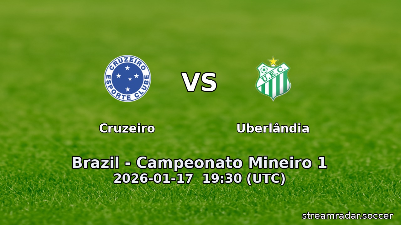 Cruzeiro vs Uberlândia