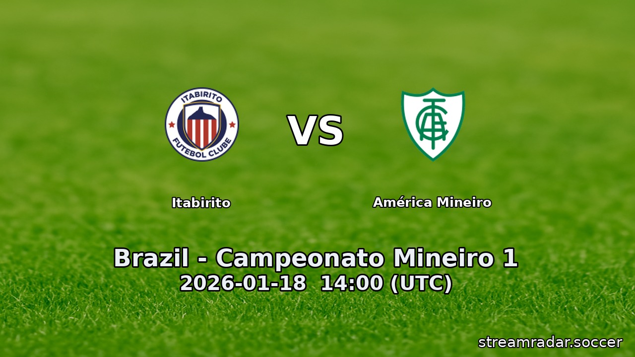 Itabirito vs América Mineiro