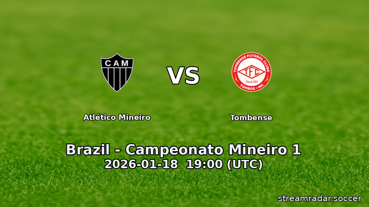 Atlético Mineiro vs Tombense