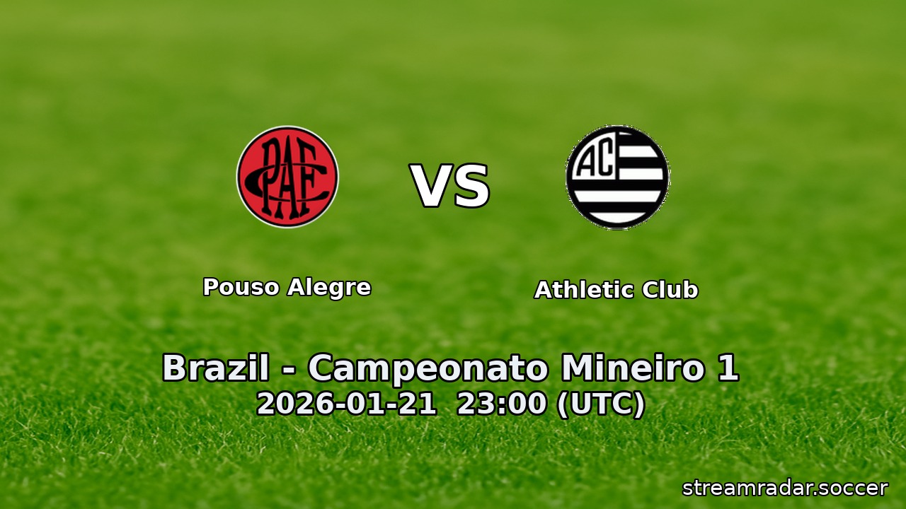 Pouso Alegre vs Athletic Club