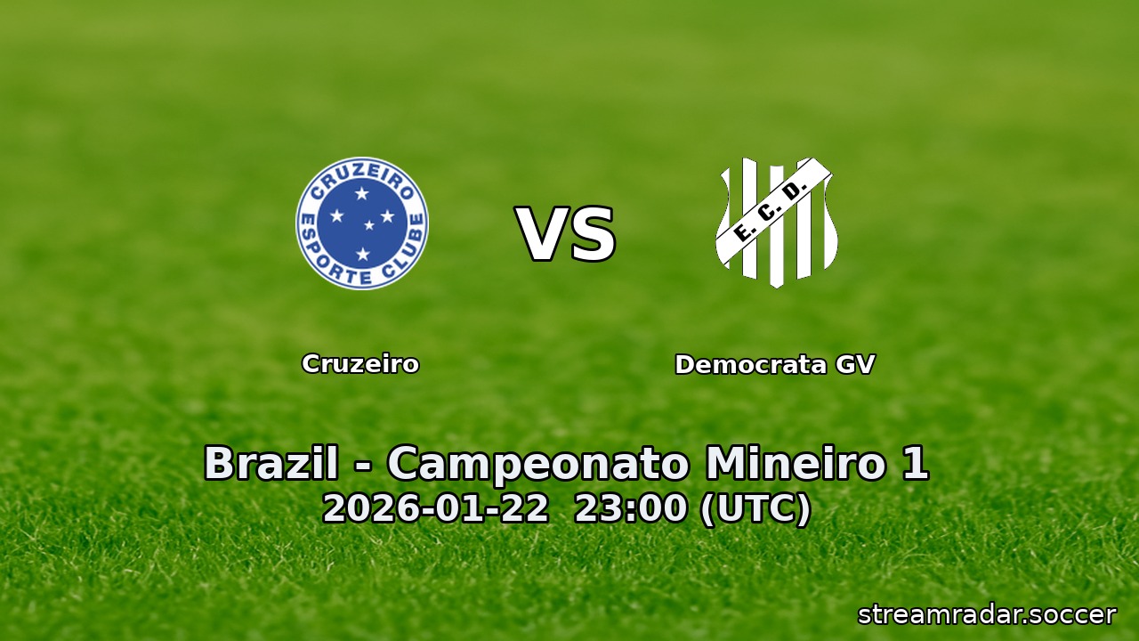 Cruzeiro vs Democrata GV