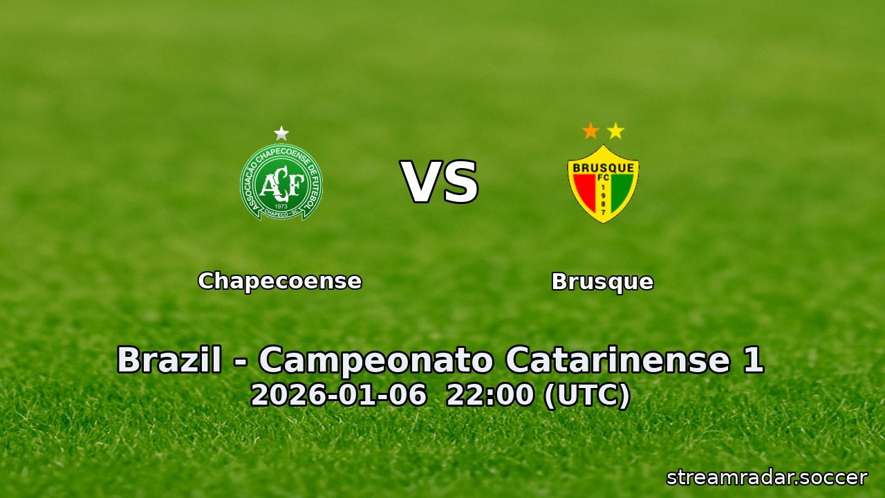 Chapecoense vs Brusque