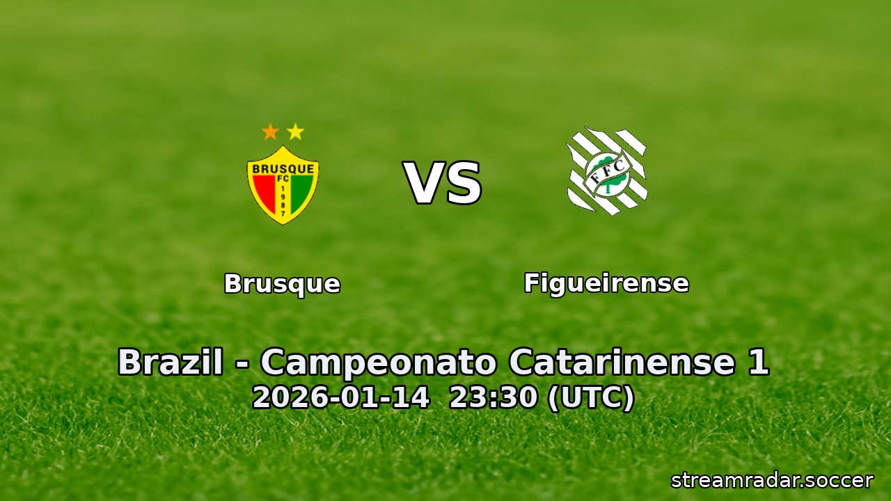 Brusque vs Figueirense
