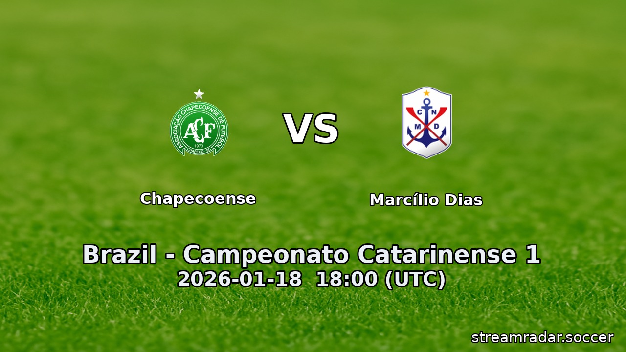 Chapecoense vs Marcílio Dias