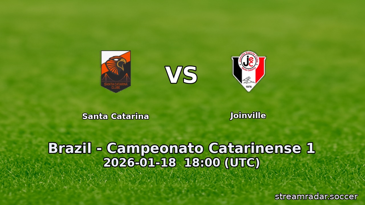 Santa Catarina vs Joinville