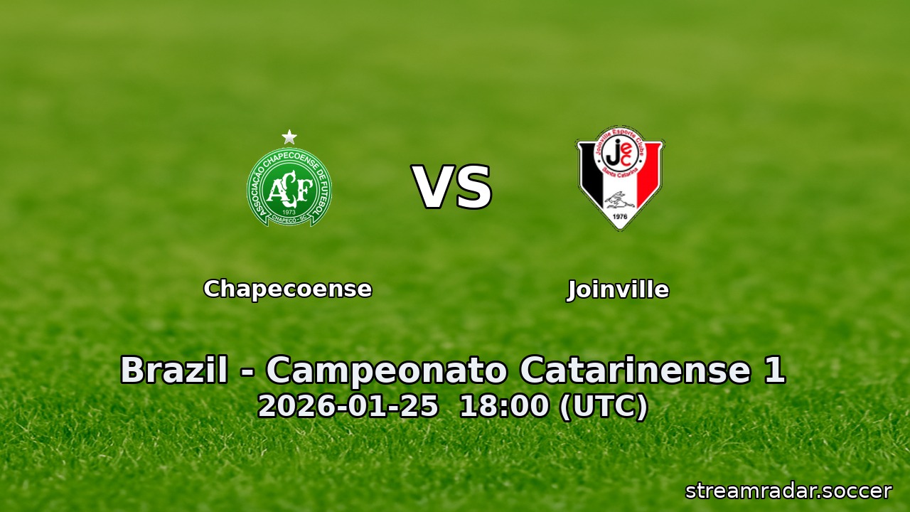 Chapecoense vs Joinville