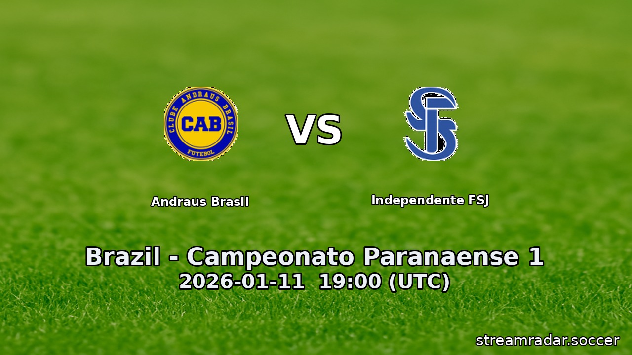 Andraus Brasil vs Independente FSJ