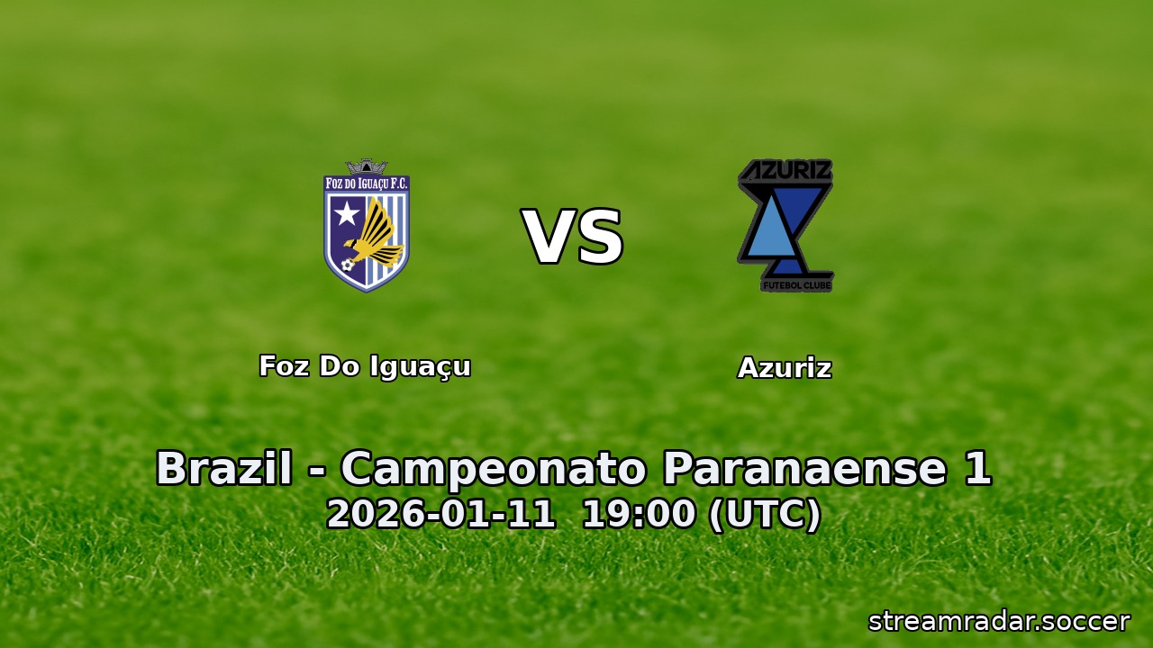 Foz Do Iguaçu vs Azuriz