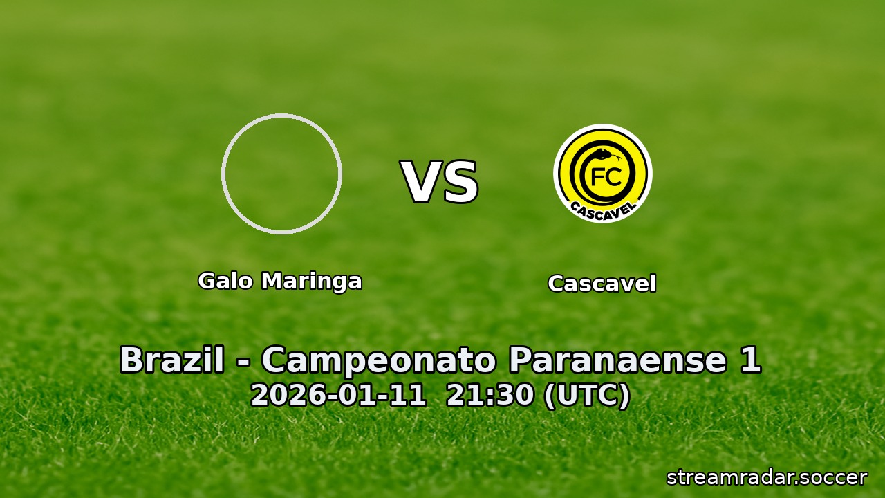 Galo Maringa vs Cascavel