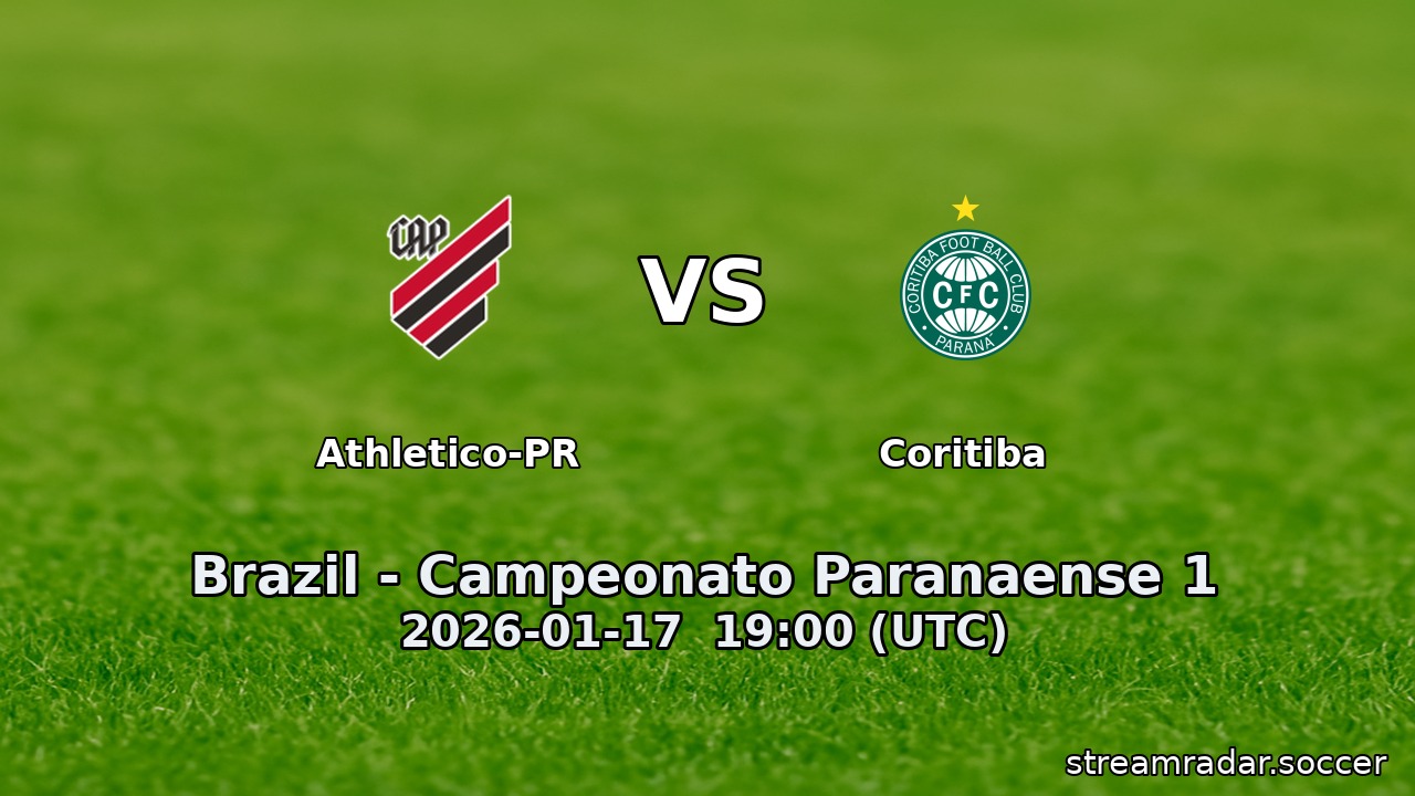 Athletico-PR vs Coritiba