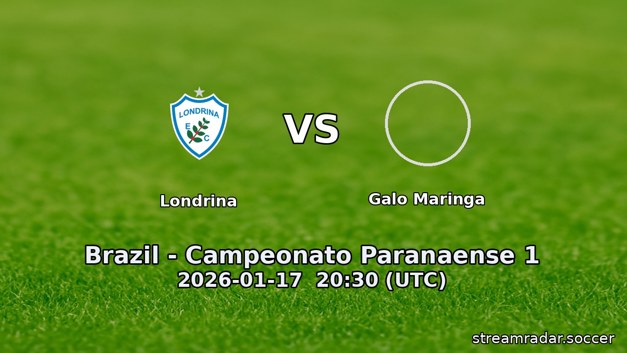 Londrina vs Galo Maringa