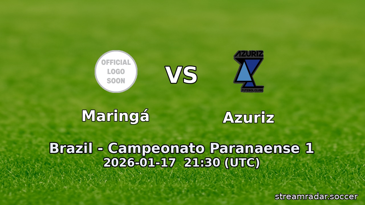 Maringá vs Azuriz